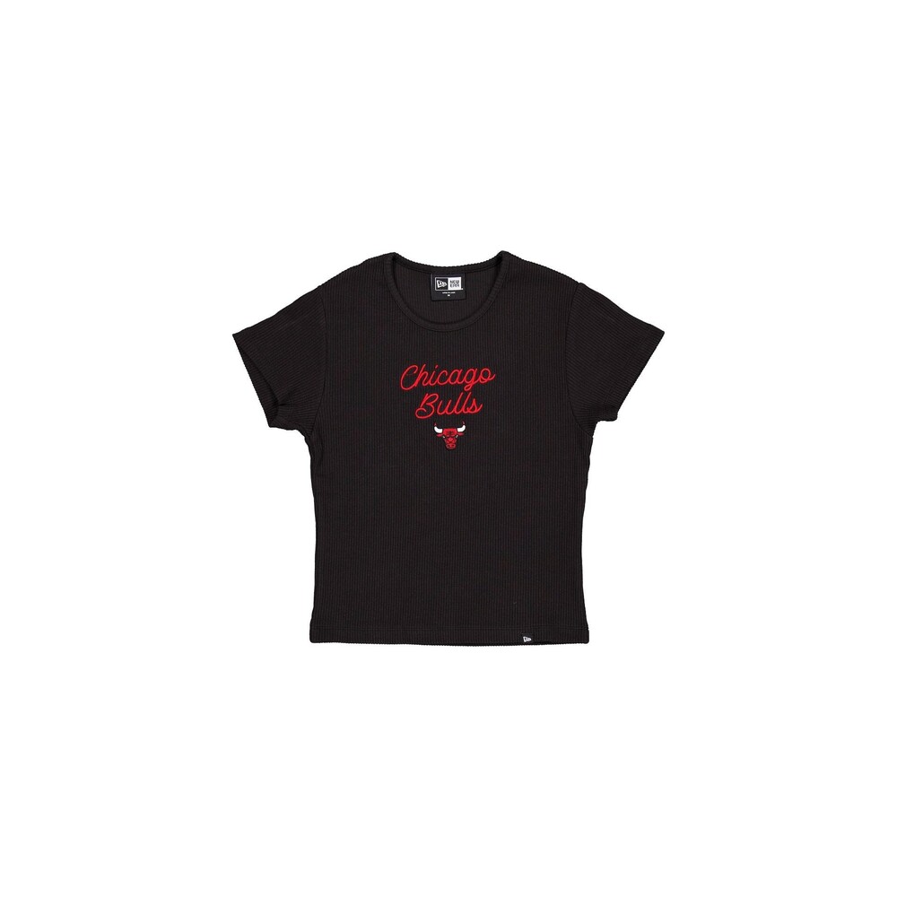 New Era Chicago Bulls Sport Night Women's Baby Tee - Size M
